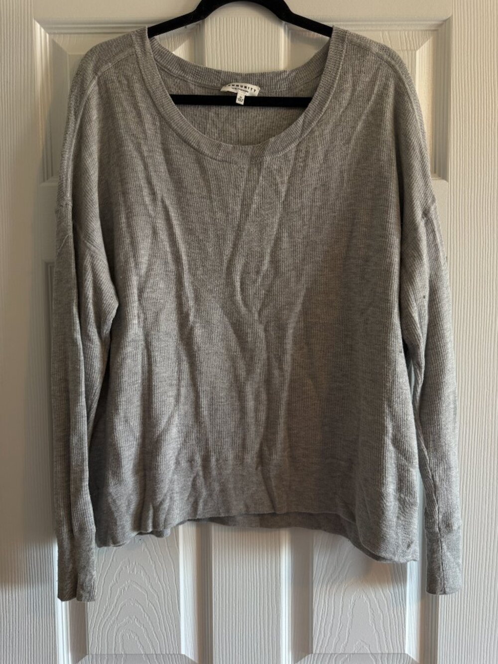Aritzia Community With Cashmere Grey Oversized Sweater Size M